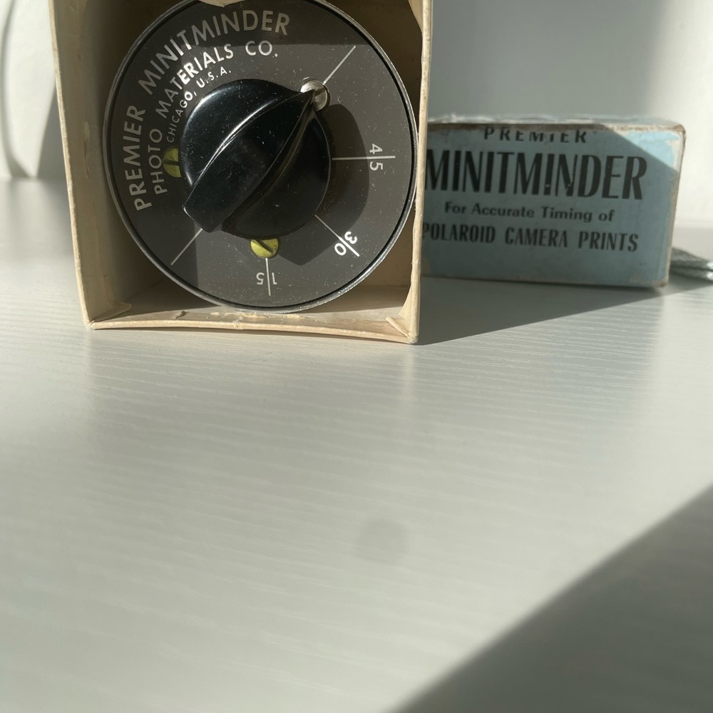 Premier Black and Gray Minitminder Timer